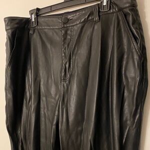 ASOS design fake leather pants